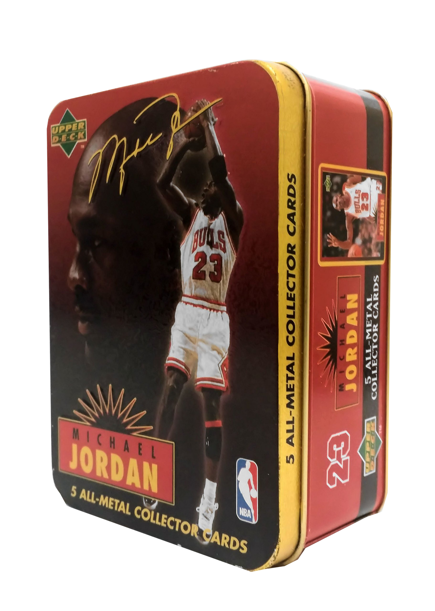Upper Deck - Michael Jordan - 5 All-Metal Collector Cards