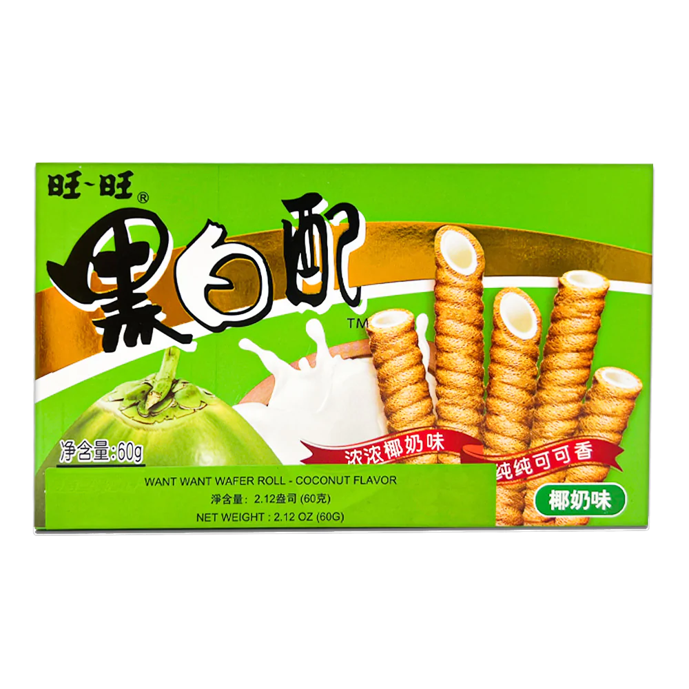 Want Want Wafer Roll - Coconut Flavor