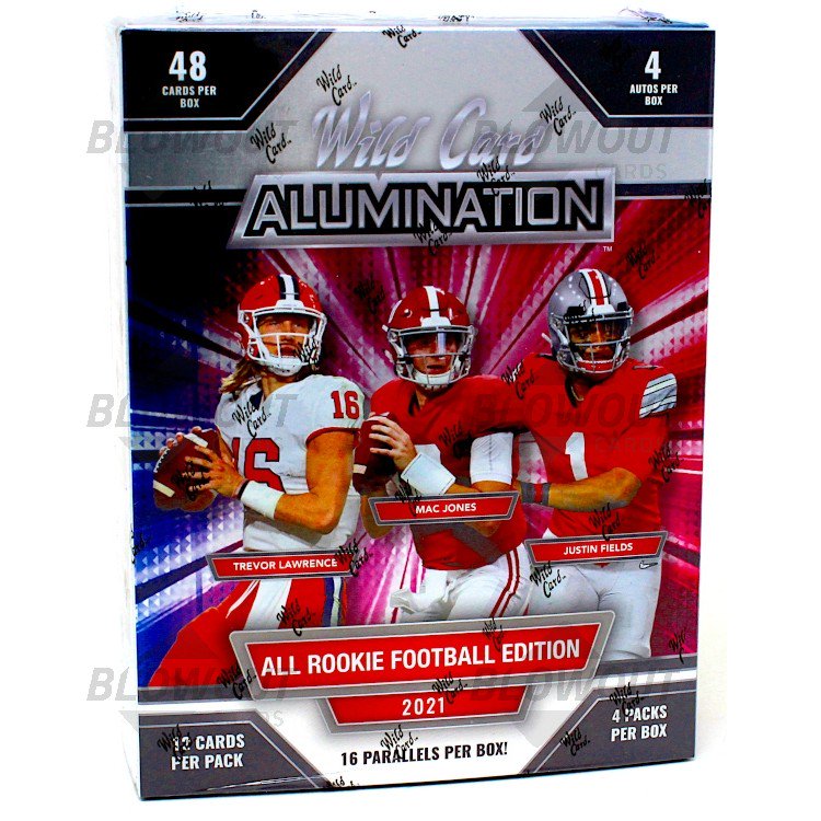 Wild Card - Alumination - All Rookie Football Blaster Box 2021