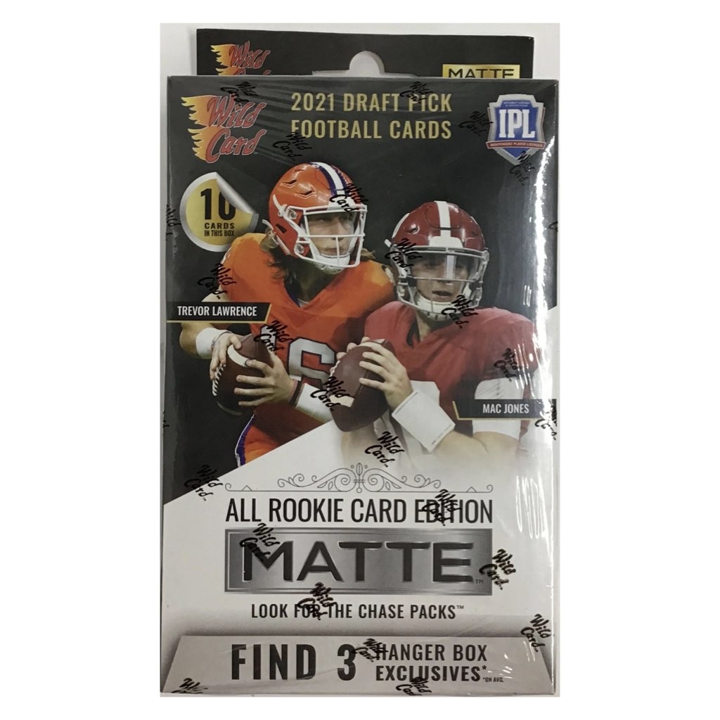 Wild Card - Matte - All Rookie Football Blaster Box 2021 – CARDPOPUSA