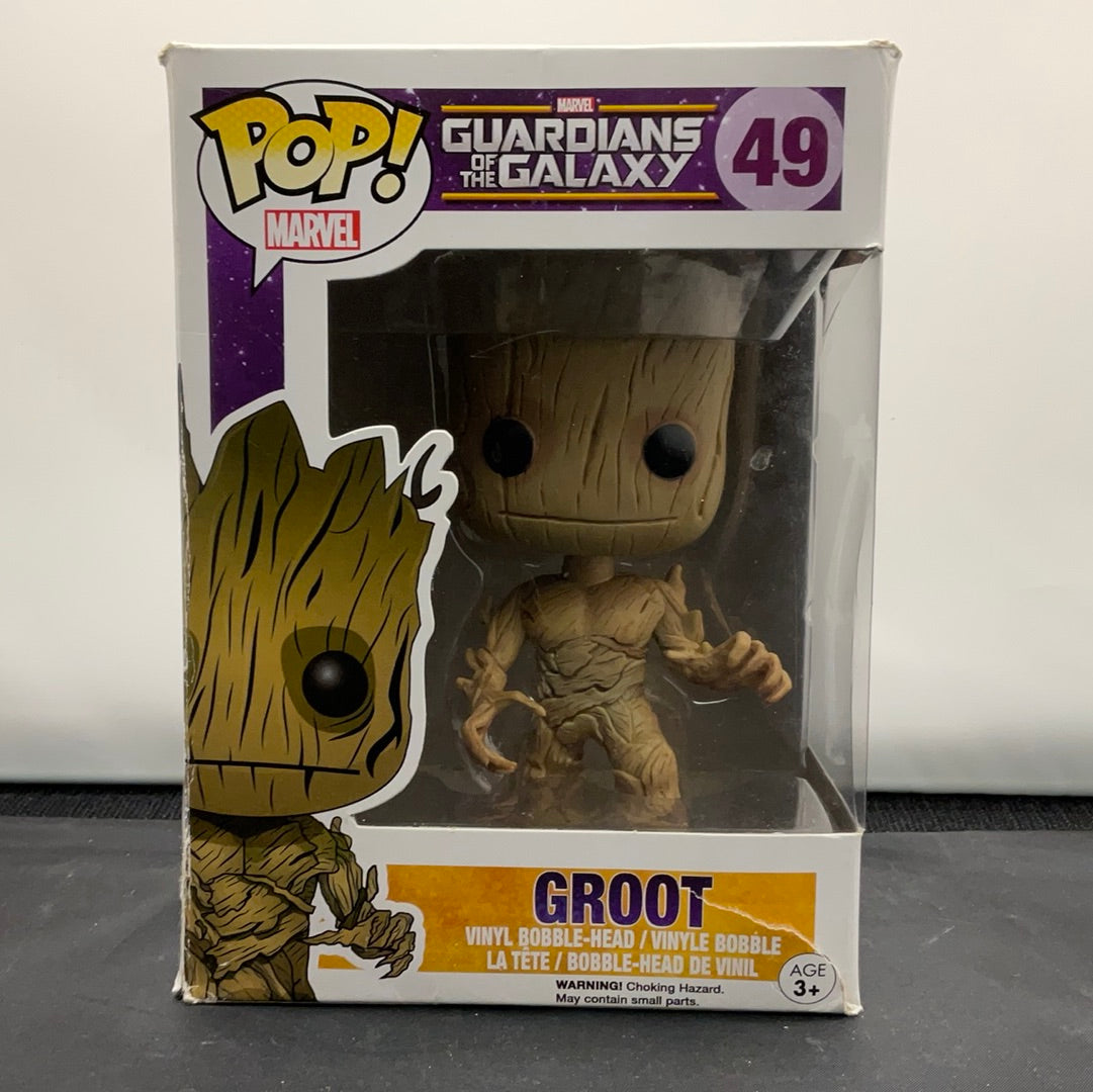 Funko - Pop! - Guardians of the Galaxy - Groot #49