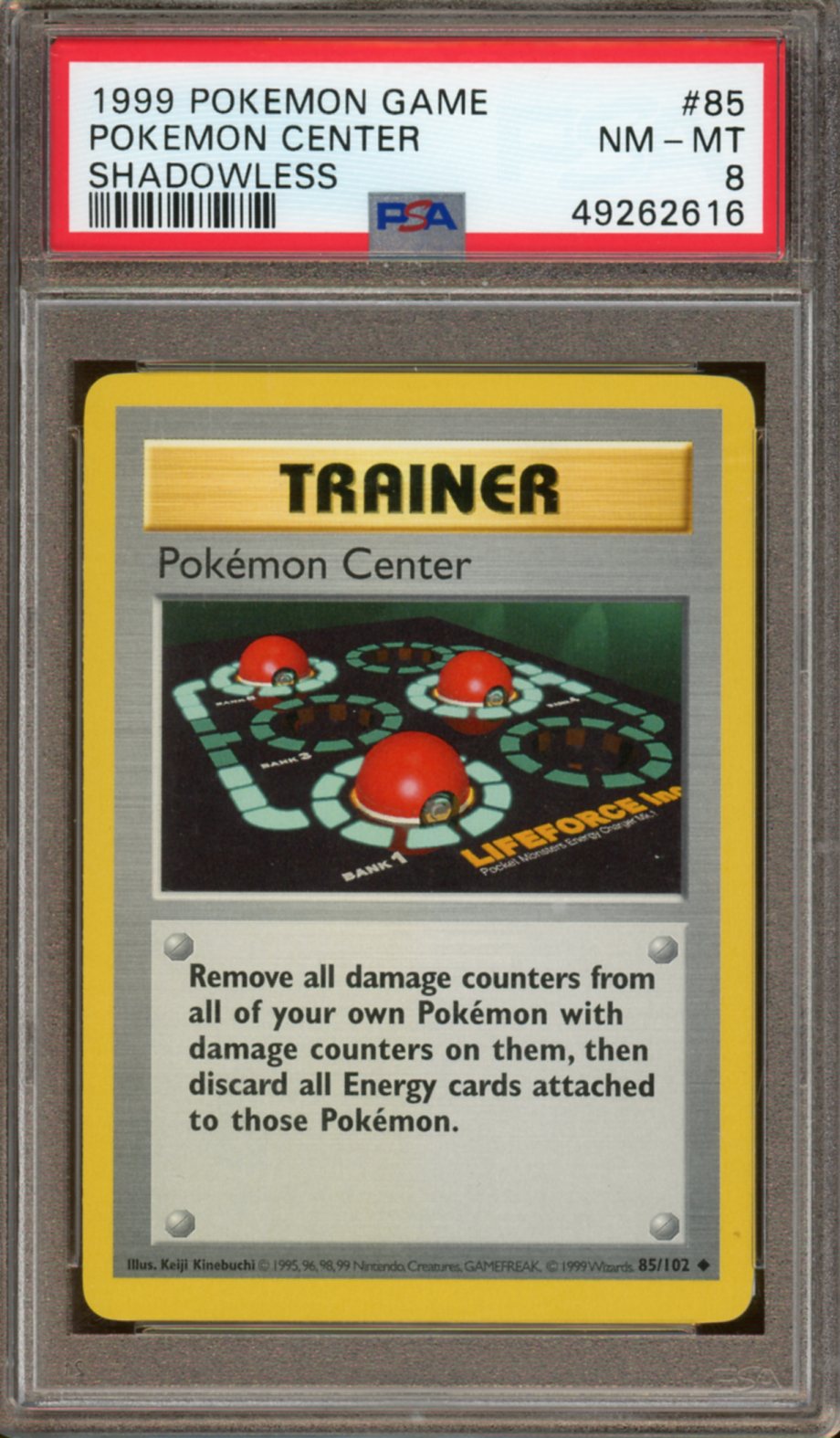 PSA MINT 9 - 1999 - Pokemon - Base Set - Pokemon Center (Shadowless)