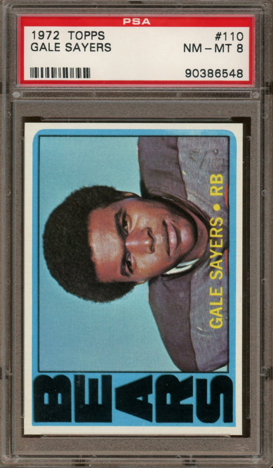 PSA NM-MT 8 - 1972 Topps - Gale Sayers