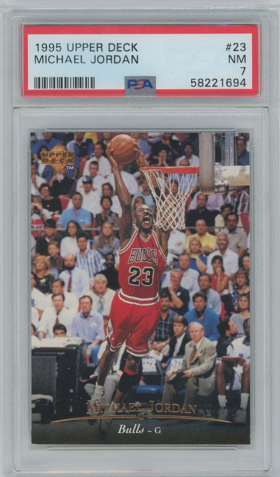 PSA 7 - 1995 Upper Deck - Michael Jordan - #23