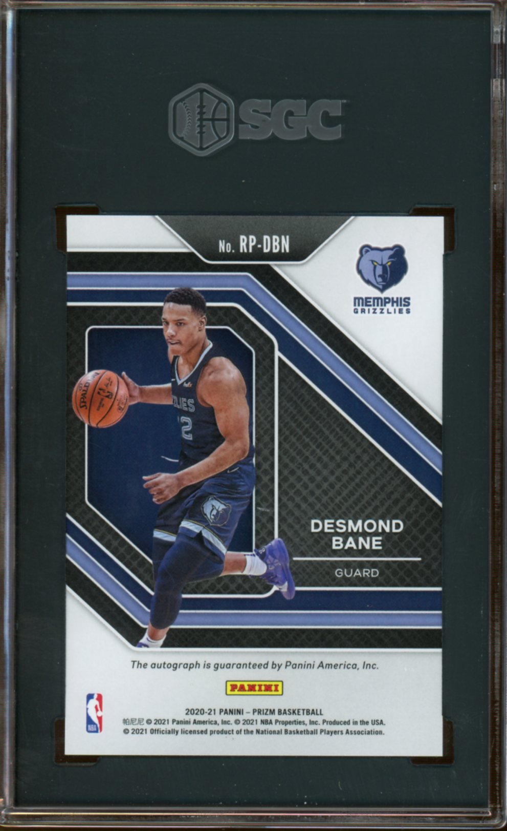 Desmond Bane Rookie Signatures /249 Card - トレーディングカード