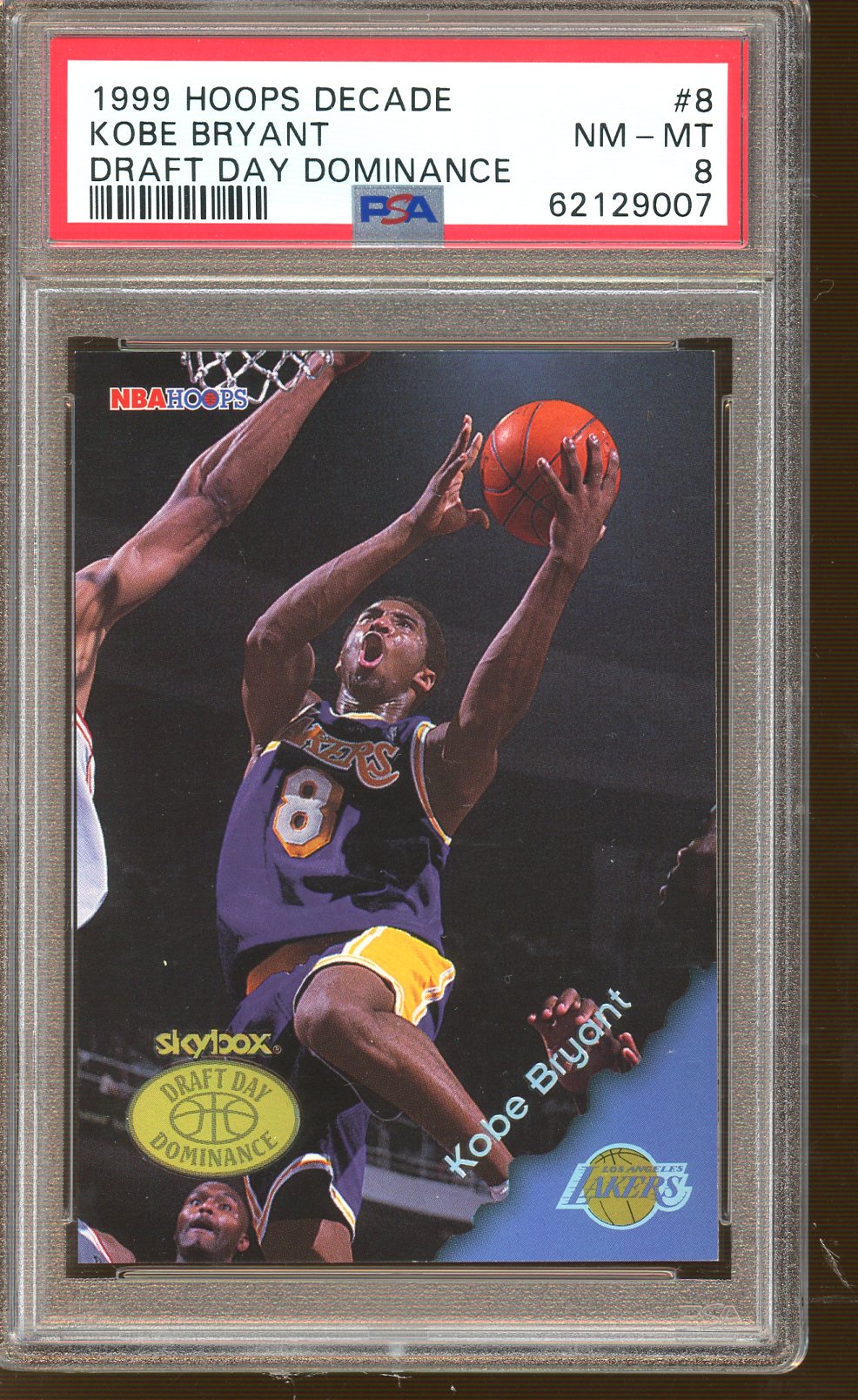 PSA 8 - 1999 Hoops Decade - Kobe Bryant - Draft Day Dominance