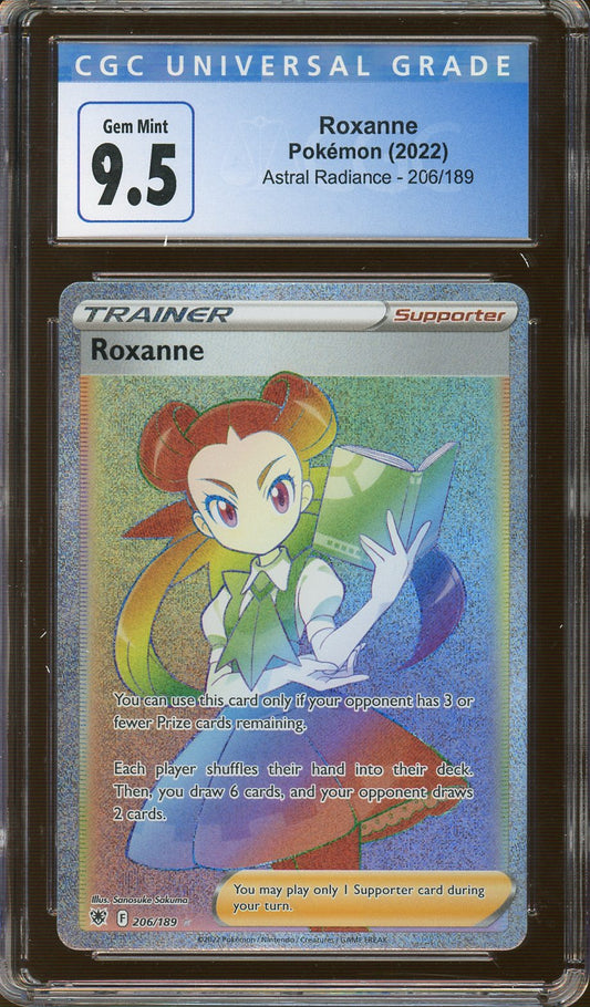 CGC Gem Mint 9.5 - 2022 Pokemon - Astral Radiance - Rainbow Roxanne